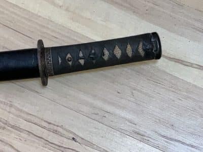 Wakizashi sword Scabbard/sheath Lacquered wood - Image 2