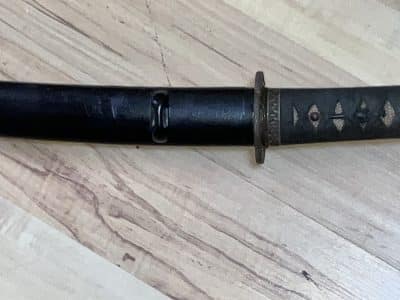 Wakizashi sword Scabbard/sheath Lacquered wood - Image 3