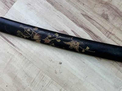 Wakizashi sword Scabbard/sheath Lacquered wood Antique Swords 9