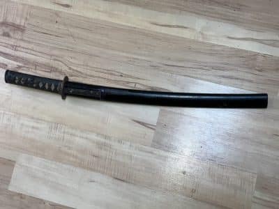 Wakizashi sword Scabbard/sheath Lacquered wood - Image 5