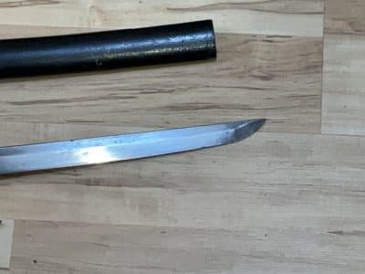 Wakizashi sword Scabbard/sheath Lacquered wood Antique Swords 17