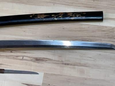 Wakizashi sword Scabbard/sheath Lacquered wood Antique Swords 23