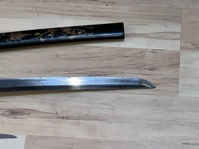 Wakizashi sword Scabbard/sheath Lacquered wood Antique Swords 22