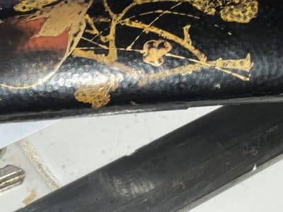 Wakizashi sword Scabbard/sheath Lacquered wood Antique Swords 36