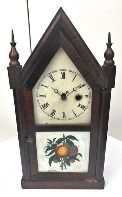 New Haven Steeple Shelf Mantel Clock