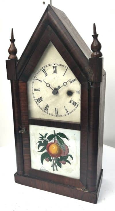 New Haven Steeple Shelf Mantel Clock