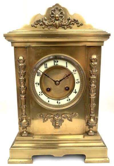 French Ormolu Bronze Mantel Clock