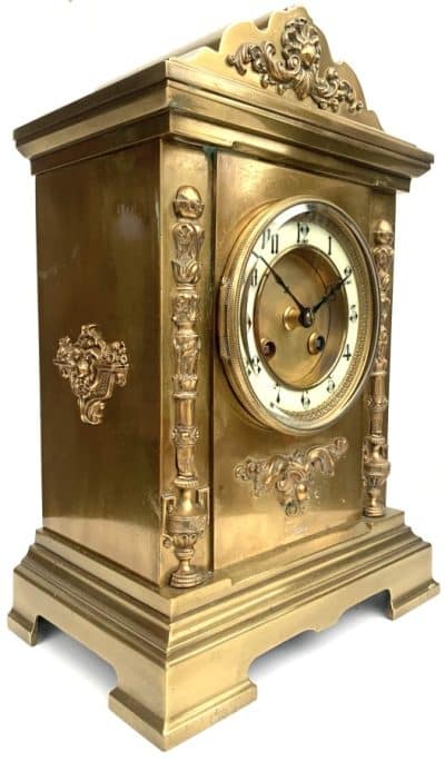 French Ormolu Bronze Mantel Clock