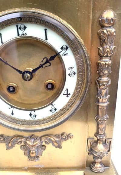 French Ormolu Bronze Mantel Clock