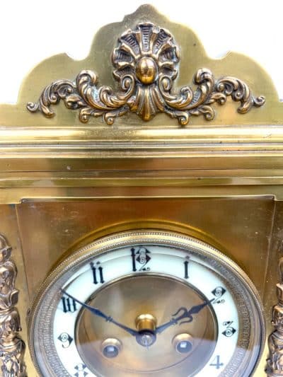 French Ormolu Bronze Mantel Clock