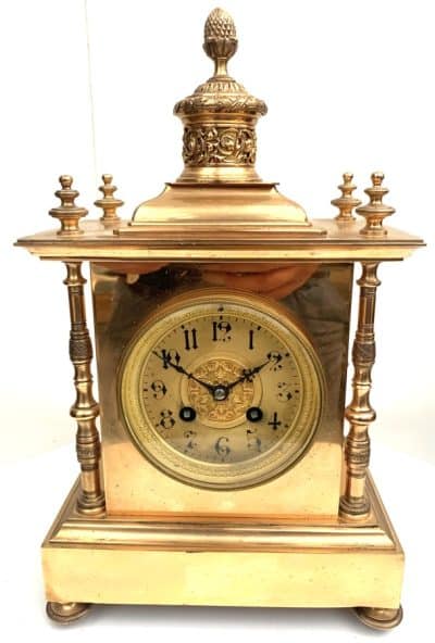 Ormolu Cubed Mantel Clock