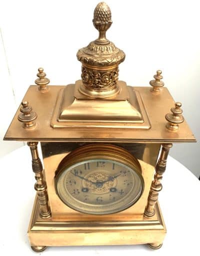 Ormolu Cubed Mantel Clock