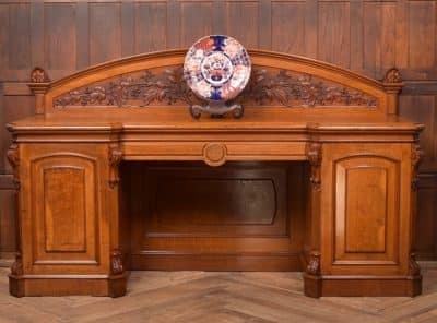 Victorian Oak Pedestal Sideboard SAI2803