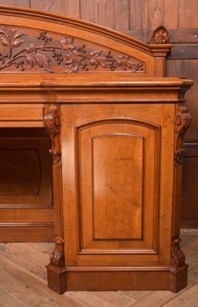 Victorian Oak Pedestal Sideboard SAI2803 - Image 14