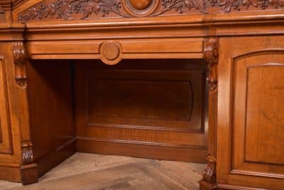 Victorian Oak Pedestal Sideboard SAI2803 Antique Furniture 15