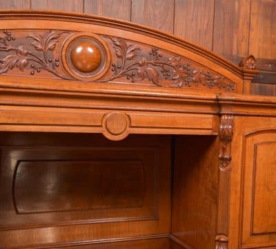 Victorian Oak Pedestal Sideboard SAI2803 Antique Furniture 13