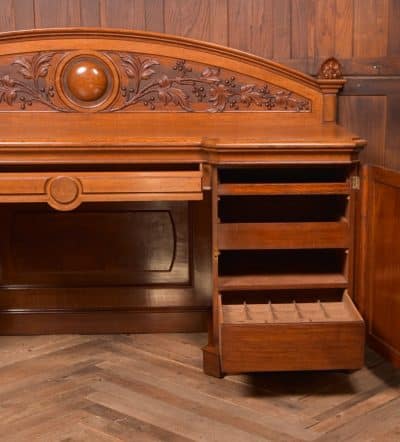 Victorian Oak Pedestal Sideboard SAI2803 - Image 8