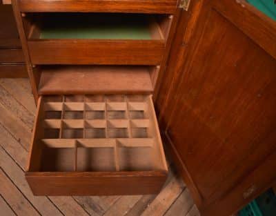 Victorian Oak Pedestal Sideboard SAI2803 - Image 6