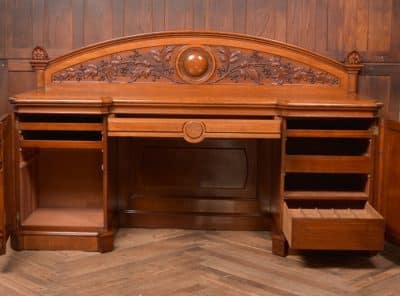 Victorian Oak Pedestal Sideboard SAI2803 - Image 5