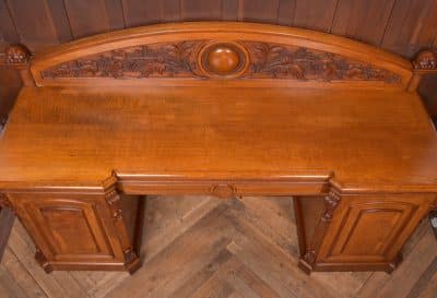 Victorian Oak Pedestal Sideboard SAI2803 - Image 4