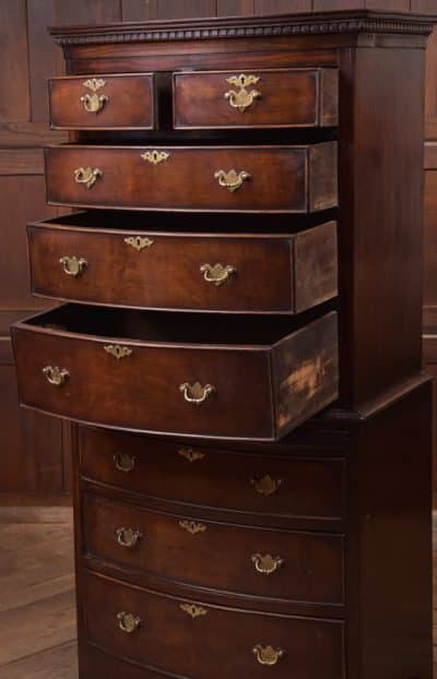 Edwardian Mahogany Chest On Chest SAI2298 Antique Draws 19