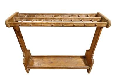 An Oak Gothic Revival Stick Stand