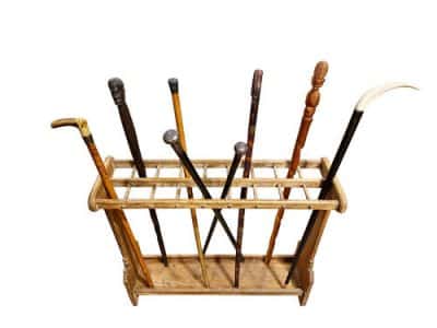 An Oak Gothic Revival Stick Stand - Image 4
