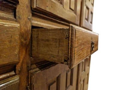18thc Spanish Oak Cupboard - Image 5