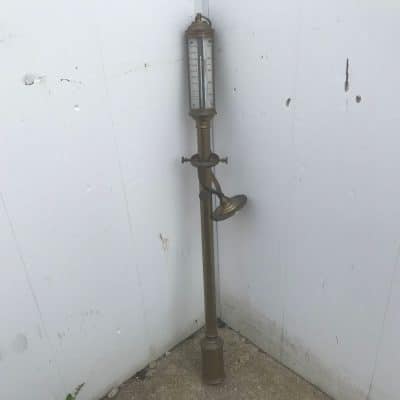 Ships Stick Barometer with Gimble Lisbon Maker