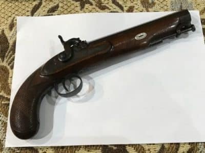 R Fenton London 1780-1840 Boxed Pair Duellers Percussion Pistols - Image 2