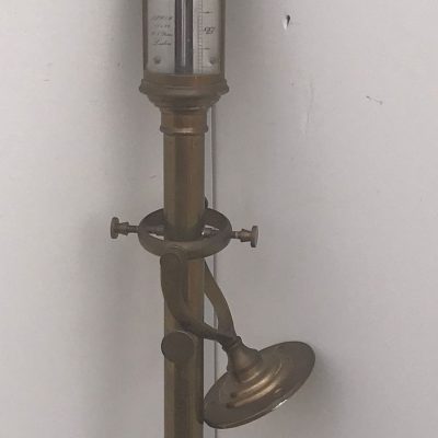 Ships Stick Barometer with Gimble Lisbon Maker - Image 3