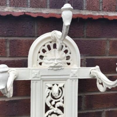 Hallstand caste iron early 19th century stamped for the factory of coalbrokedale - Image 4
