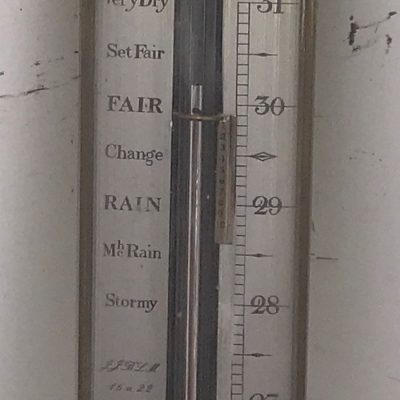Ships Stick Barometer with Gimble Lisbon Maker - Image 6