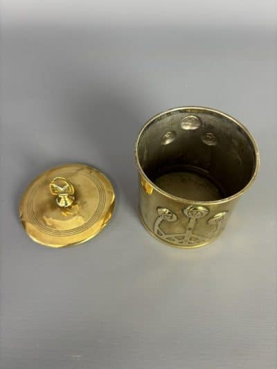 Karl Deffner Brass Tea Caddy brass Antique Boxes 8