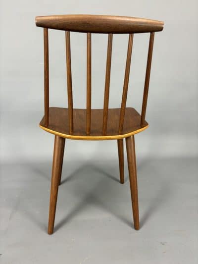 Set of Six Danish Folke Palsson Chairs 1960s danish Antique Chairs 9