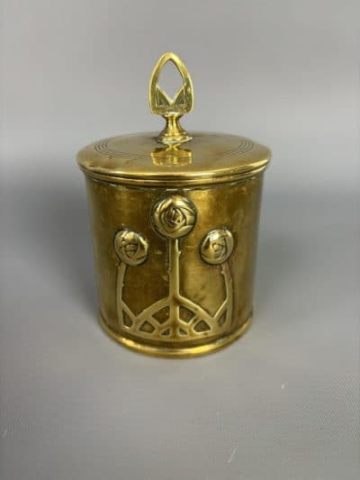 Karl Deffner Brass Tea Caddy brass Antique Boxes 3