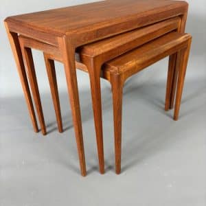 Johannes Andersen Nesting Tables for CFC Silkeborg danish Antique Furniture