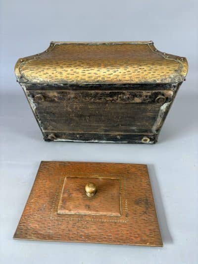 Arts & Crafts Coal Scuttle c1900 Coal Scuttle Antique Boxes 8