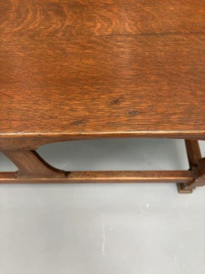 Arts & Crafts Oak Hall Settle by Shapland & Petter - Image 6