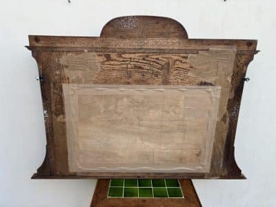 Arts & Crafts Overmantle Mirror c1905 - Image 5