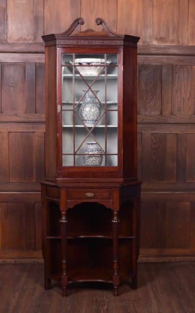 Edwardian Mahogany Corner Cabinet SAI1818