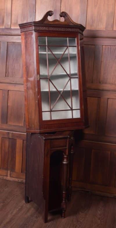 Edwardian Mahogany Corner Cabinet SAI1818 - Image 6