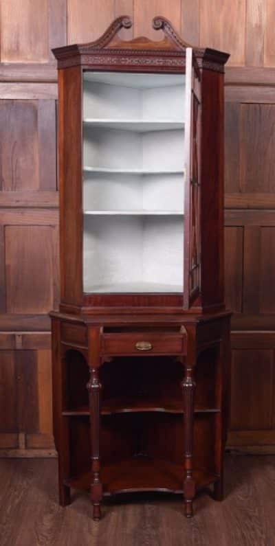 Edwardian Mahogany Corner Cabinet SAI1818 - Image 9