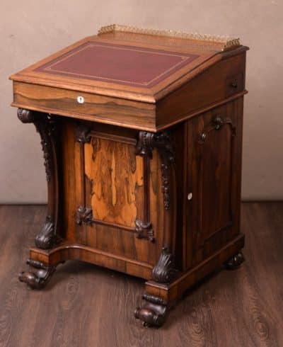 Victorian Rosewood Davenport Antique Desks 3