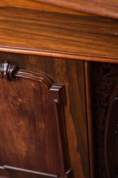 Victorian Rosewood Davenport - Image 21