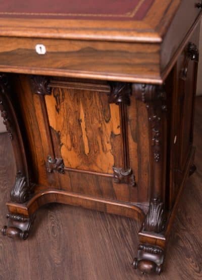 Victorian Rosewood Davenport Antique Desks 25