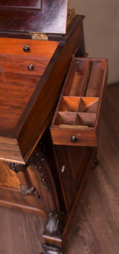 Victorian Rosewood Davenport Antique Desks 16
