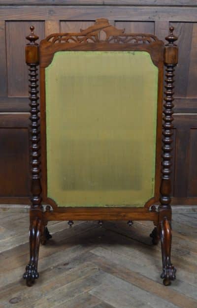 Victorian Rosewood Tapestry Fire Screen SAI3297 Miscellaneous 15