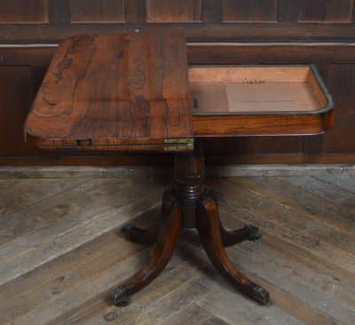 Georgian Rosewood Fold-over Games Table SAI3288 Antique Furniture 12