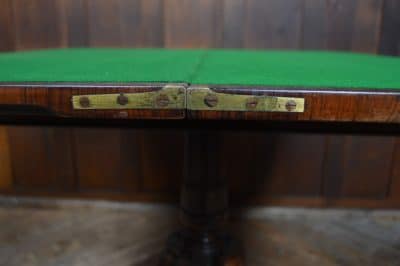 Georgian Rosewood Fold-over Games Table SAI3288 - Image 8